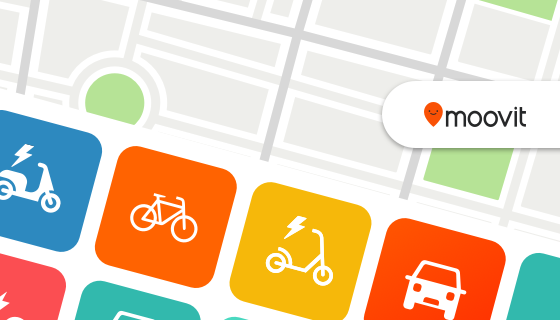 Alternative Mobility in Athens with Moovit app!